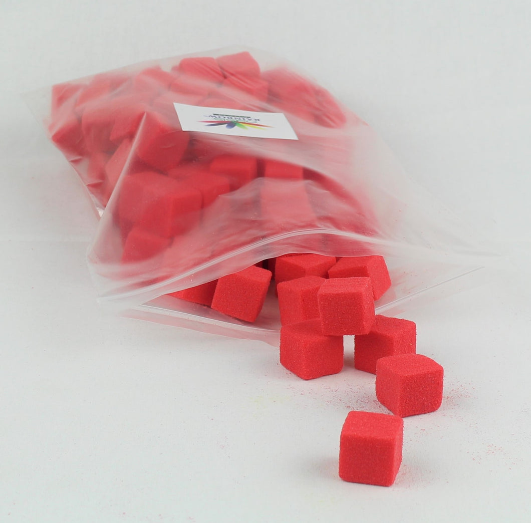 Rainbow Cubes Baroque Red
