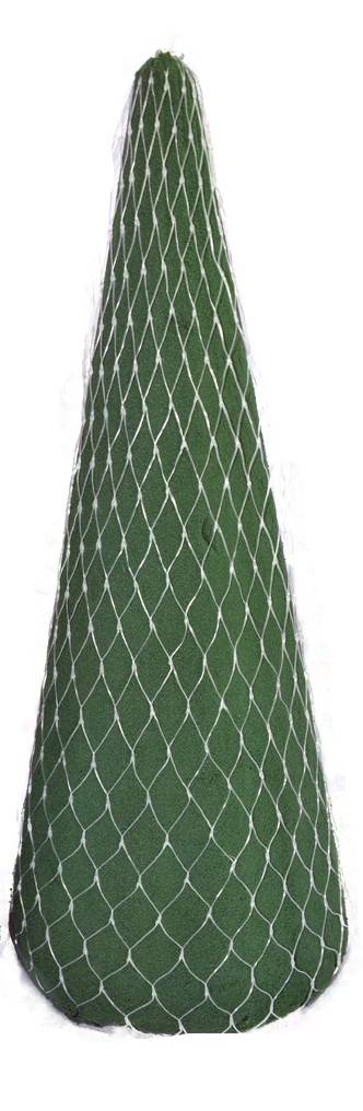 Oasis Cone 32CM Height With Net is a pre cut cone shaped floral foam ...