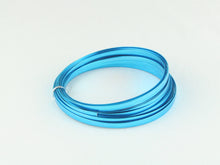 Load image into Gallery viewer, OASIS FLAT ALUMINIUM WIRE 5MM X1MM X 10M, TURQUOISE

