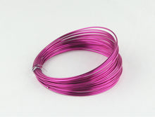 Load image into Gallery viewer, OASIS Round Aluminium Wire 2mm x 10m,Strong Pink
