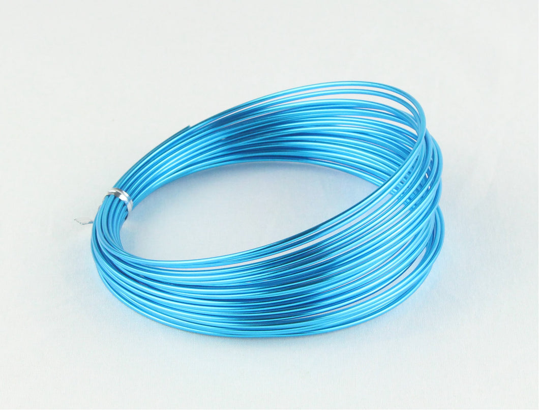 OASIS Round Aluminum Wire 2mm x 10m,Turquoise